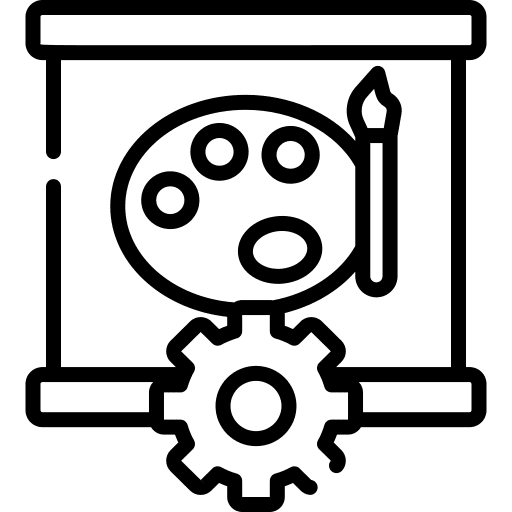 Workshop board drawing workshop icon