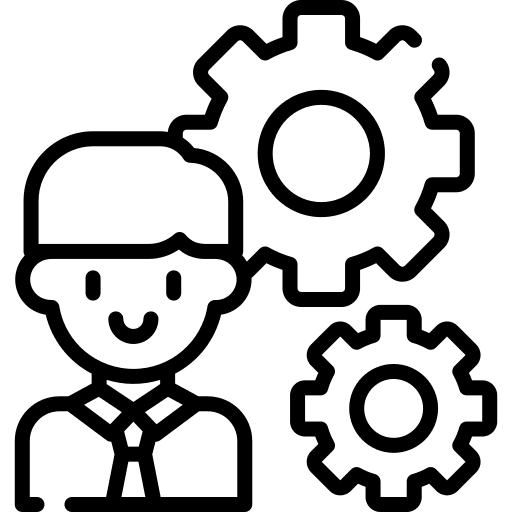 Workshop worker man workshop icon