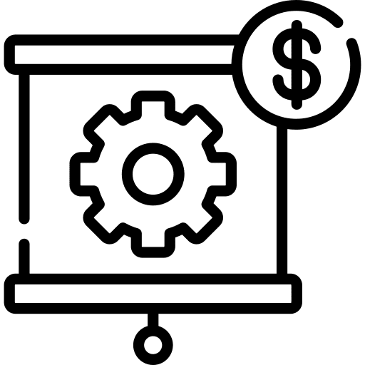 Fees business and finance presentation fees icon