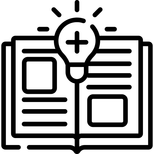 Open book knowledge knowledge base interesting icon