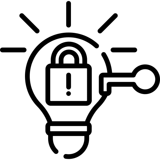 Problem solving problem solving light bulb key icon