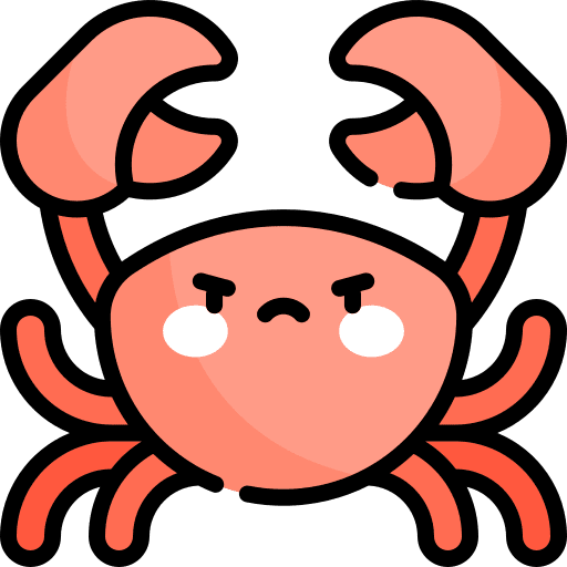 Crab animals aquatic crab icon