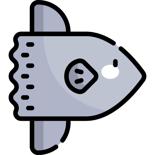 Sunfish animals wild life sea life icon
