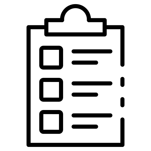 Clipboard check list file clipboard icon