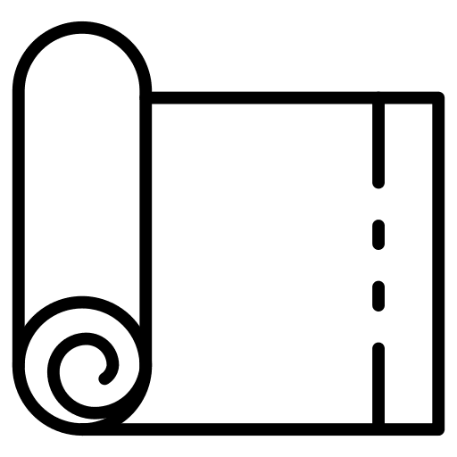 Yoga mat yoga mat wellness fitness icon