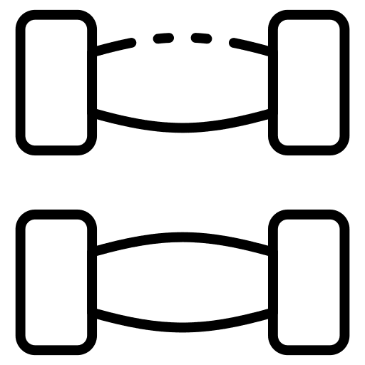 Dumbbells fitness dumbbells weight icon