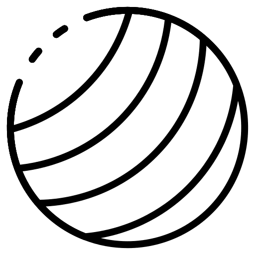 Gym ball sportive balls gym ball icon