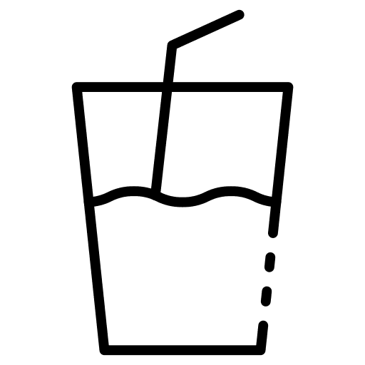 Juice food and restaurant glass drink icon