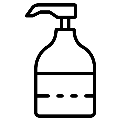 Shower gel wellness hand wash shower gel icon