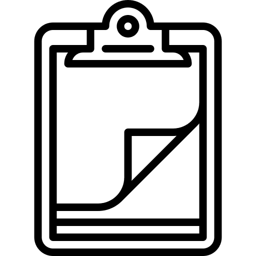 Clipboard education paper paper sheet icon