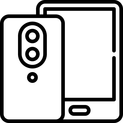 Electronic devices screen smartphone tablet icon