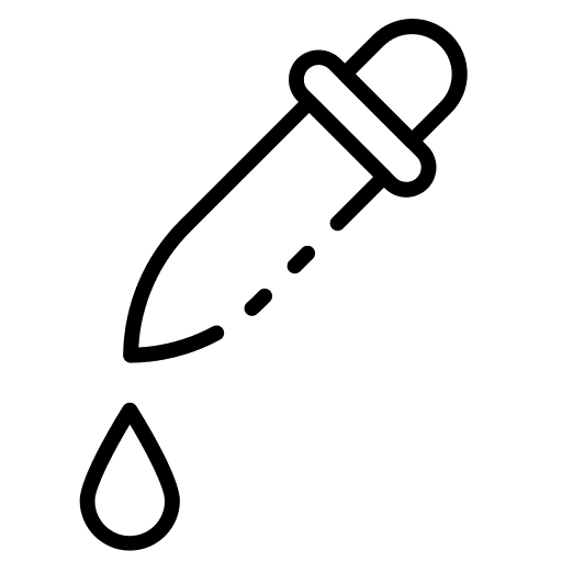 Eyedropper medicine chemistry equipment icon