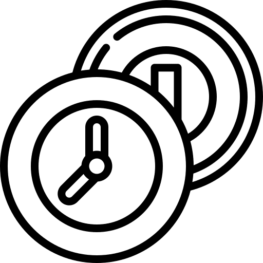 Time is money coin dollar deposit icon