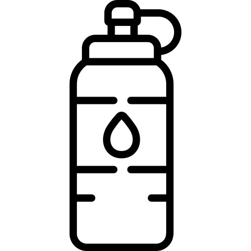 Water bottle healthy food drinks food icon