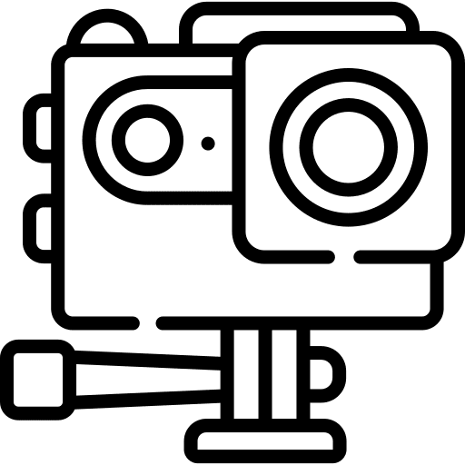 Action camera adventure electronics digital camera icon