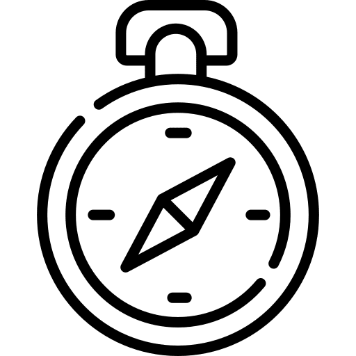 Compass cardinal points maps and location orientation icon