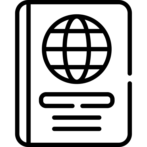 Passport passport document technology icon