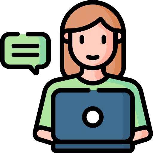 Blogger communications avatar user icon