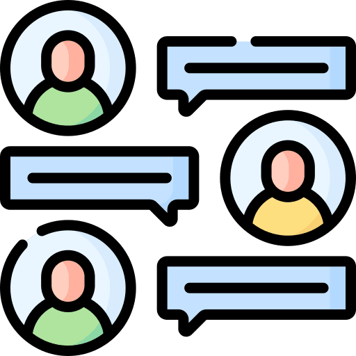 Comments social media dialogue talk icon