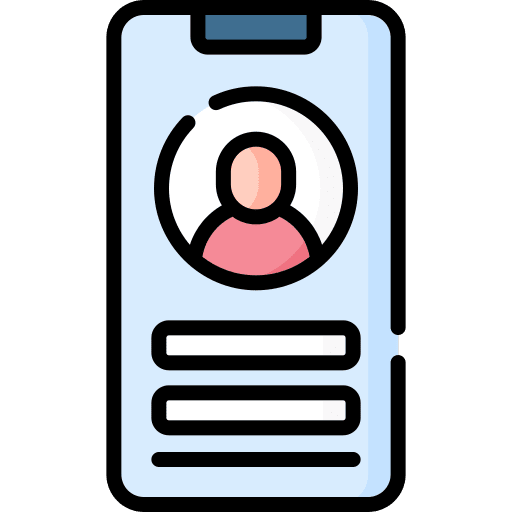 Login social media electronics profile icon