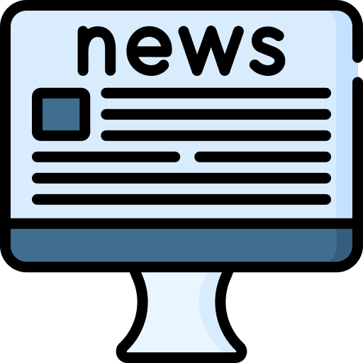 Newspaper communications news report newspaper icon