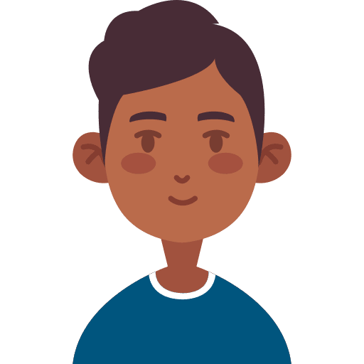 Boy boy afro profile icon