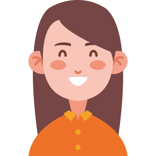 Woman avatar young caucasian icon