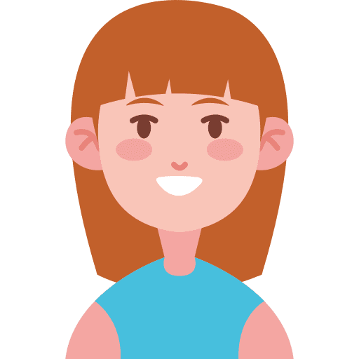 Woman profile young girl icon