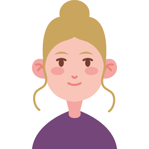 Woman user female caucasian icon