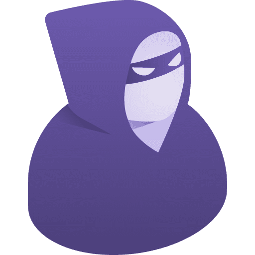 Hacker avatar user cyber crime icon