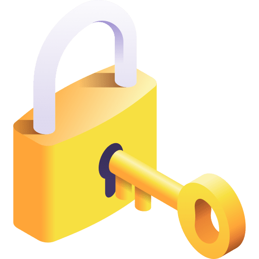 Lock access safe lock icon
