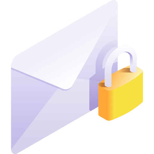 Encryption mail security safe icon