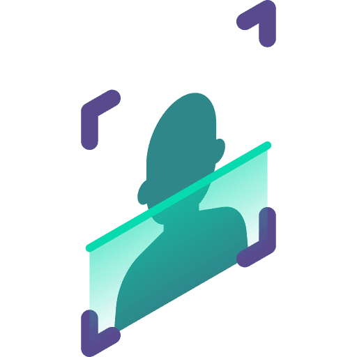 Face recognition protection safe safety icon