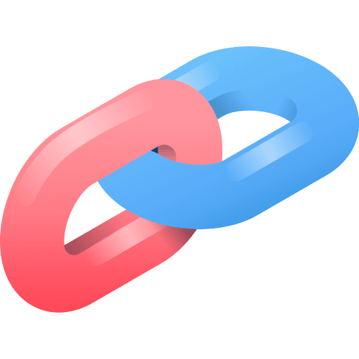 Link isometric connection link icon