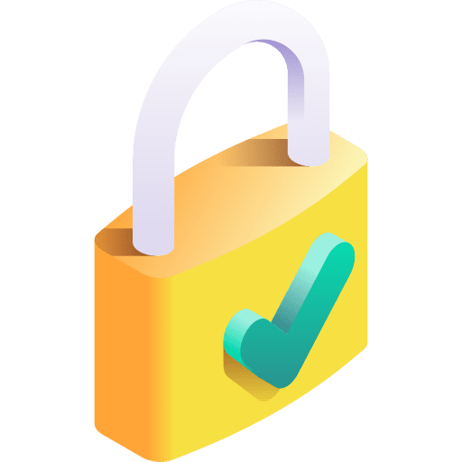 Locked secure access isometric icon