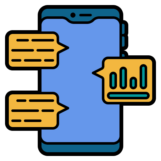 Chat consult investment stock icon