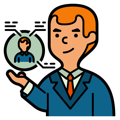 Curriculum vitae business and finance business portfolio icon