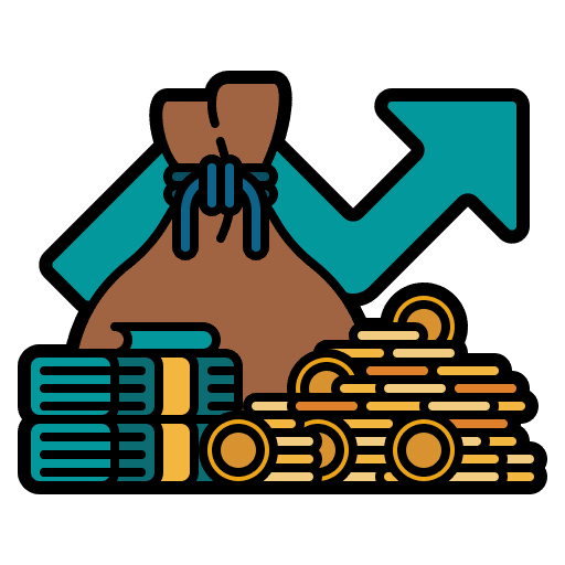 Interest investment business and finance rate icon