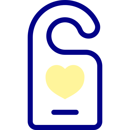 Door sign travel holidays hanger icon