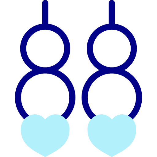 Earrings love earrings accessory icon