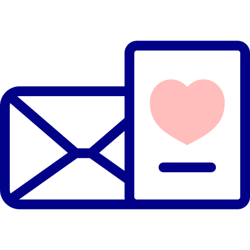 Love letter love envelope wedding icon