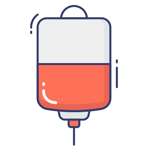 Drip transfusion iv bag drip icon