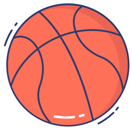 Basket ball play sports and competition game icon