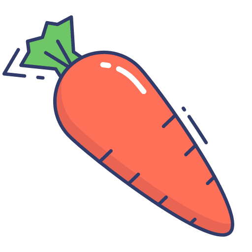 Carrot diet vegetarian carrot icon