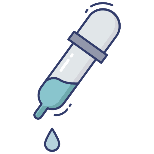 Dropper medicine healthcare and medical dropper icon