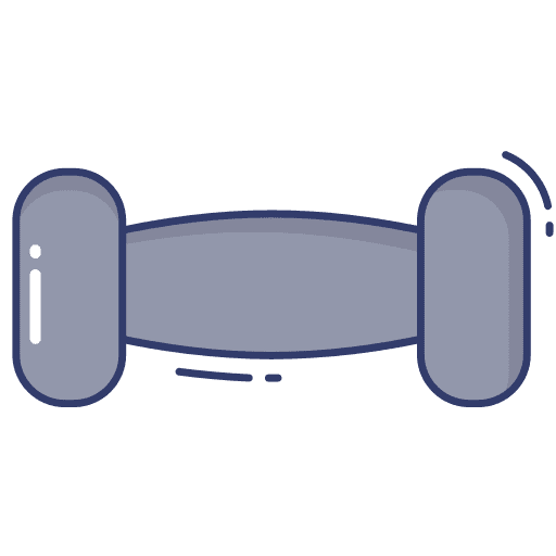 Dumbbell sports and competition workout exercise icon