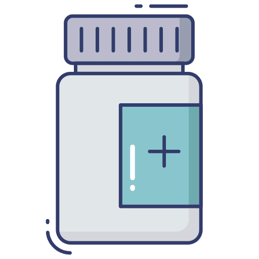 Medicine jar medicine jar drugs healthcare and medical icon