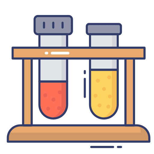 Test tube lab test tube blood test icon
