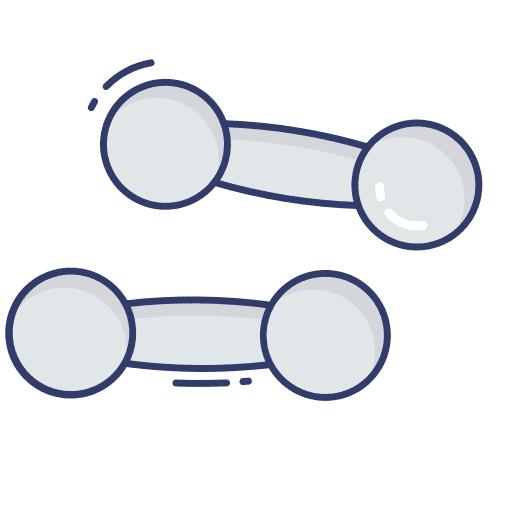 Dumbbells weight dumbbells exercise icon