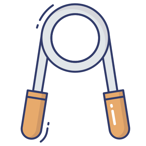 Hand grip gym sports and competition training icon